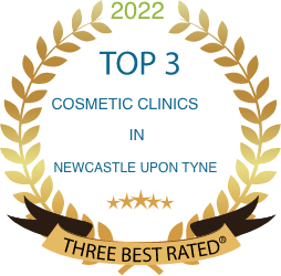 Top 3 cosmetic clinics in Newcastle Upon Tyne Award Logo